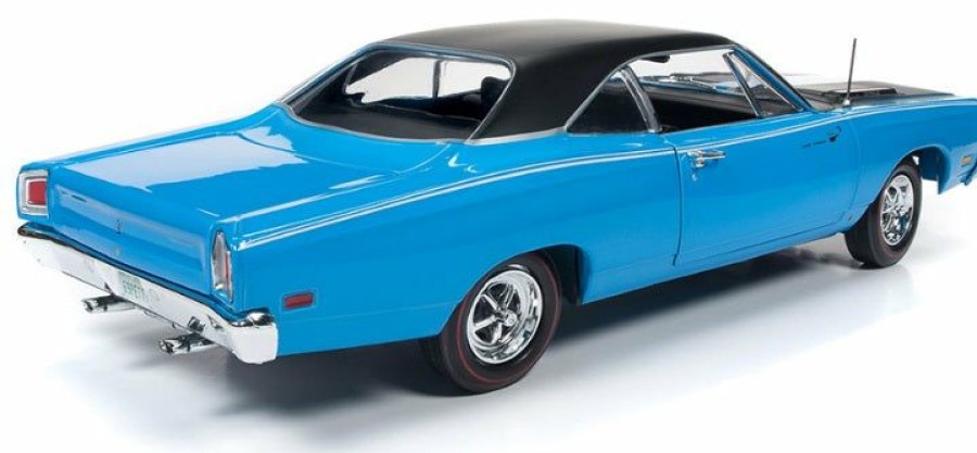 * Auto World New Threads 1/18 1969 Plymouth Road Runner Class Of '69 50Th Anniversary Hardtop Corporate Blue Diecast