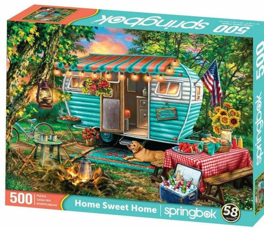 * Springbok Official Home Sweet Home 500Pc Puzzle 500-750 Piece