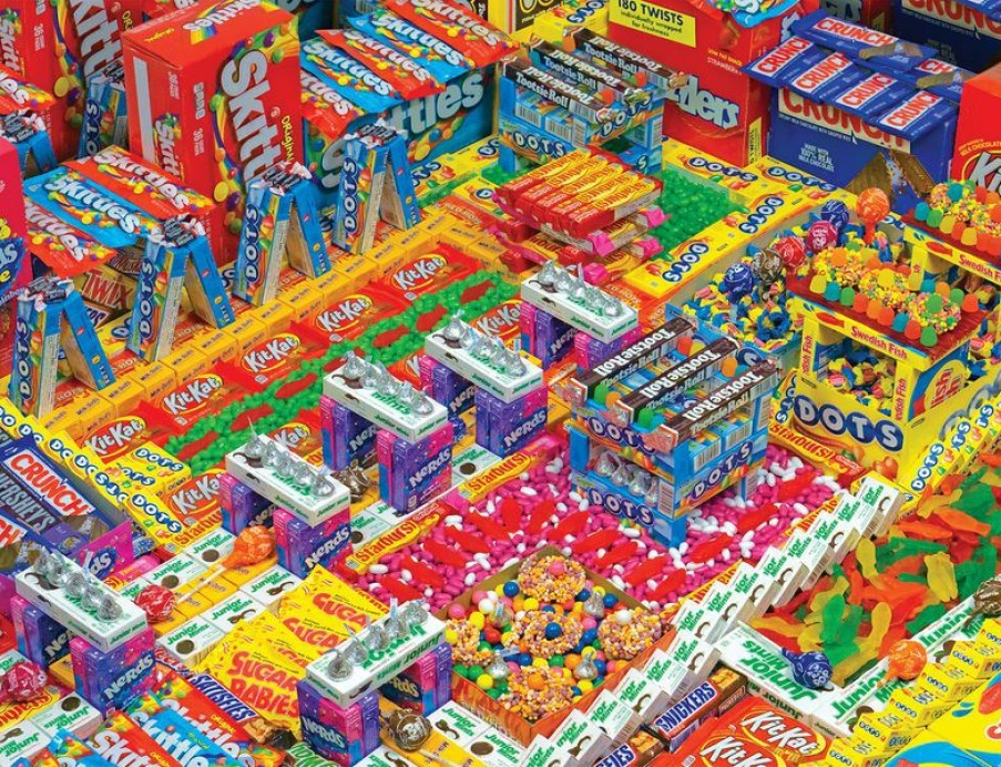 * Allied Products Corporati Discount Store Candyscape 500Pc Puzzle 500-750 Piece