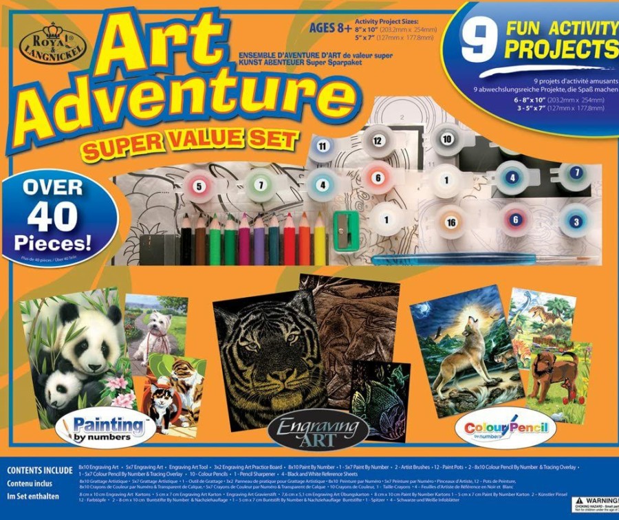 * Royal Brush Manufacturing Outlet Sale Royal Brush Art Adventure Set 104 Crafts