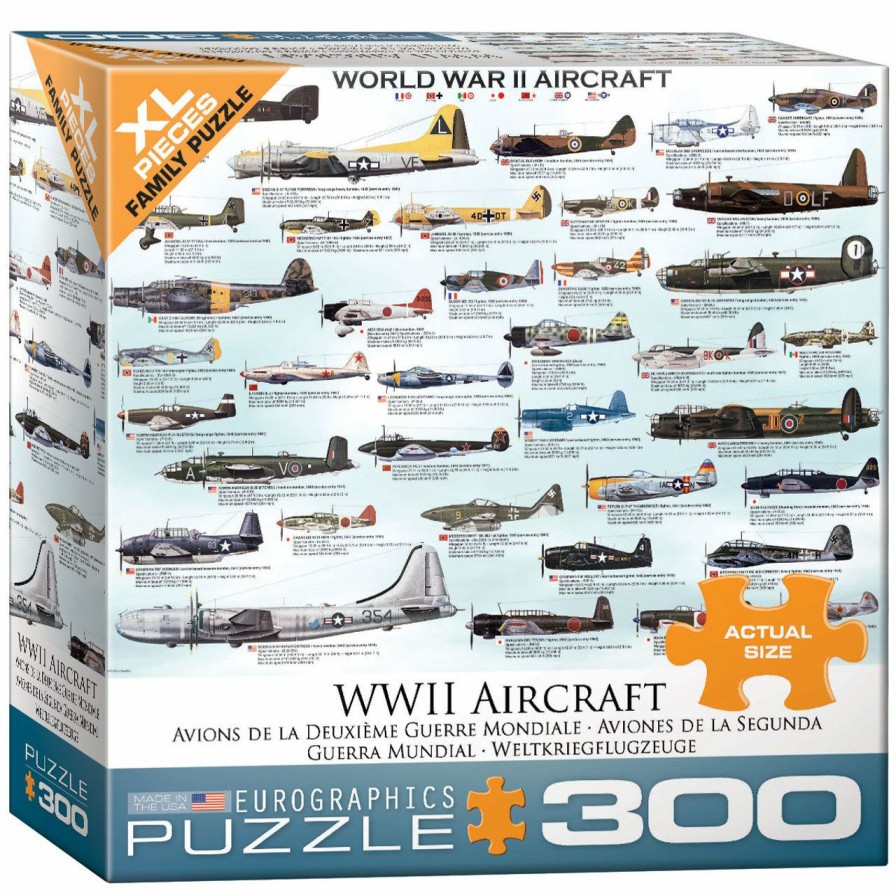 * Eurographics Latest Fashion Wwii Aircraft 300Pc Puzzle 275-400 Piece