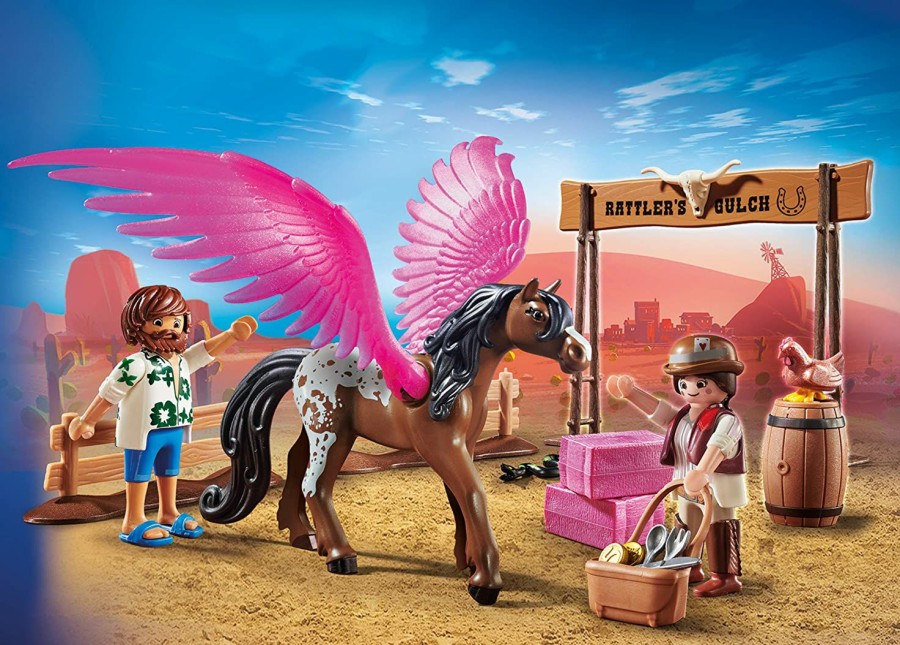 * Exquisite Gifts Playmobil The Movie: Marla & Del With Flying Horse Playmobil