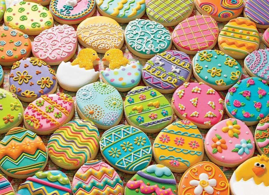 * Outset Media Discounts Easter Cookies Family 350Pc Puzzle 275-400 Piece