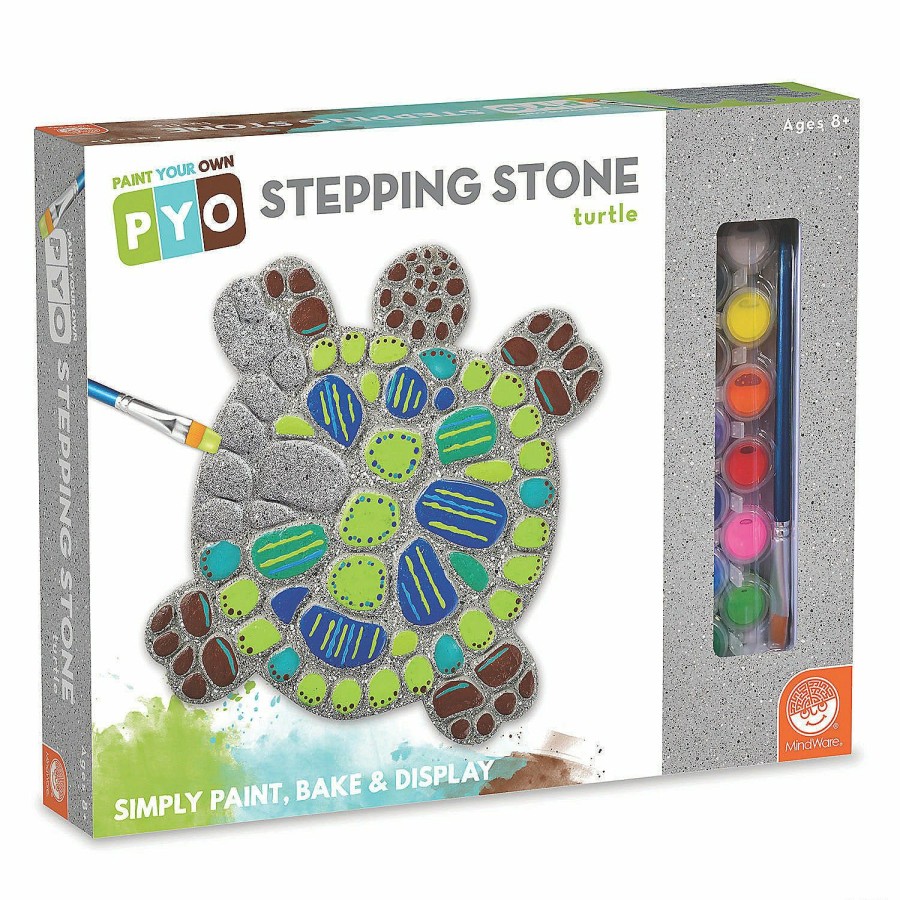 * Mindware Official Paint Your Own Turtle Stepping Stone Crafts