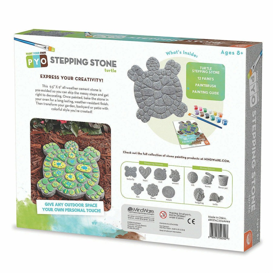 * Mindware Official Paint Your Own Turtle Stepping Stone Crafts