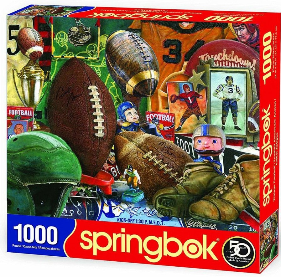 * Allied Products Corporati Premium Vintage Football 1000Pc Puzzle 1000 Piece