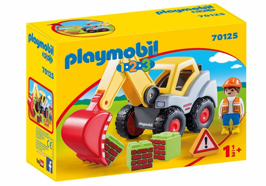 * Playmobil Best-Selling 1.2.3. Shovel Excavator Playmobil