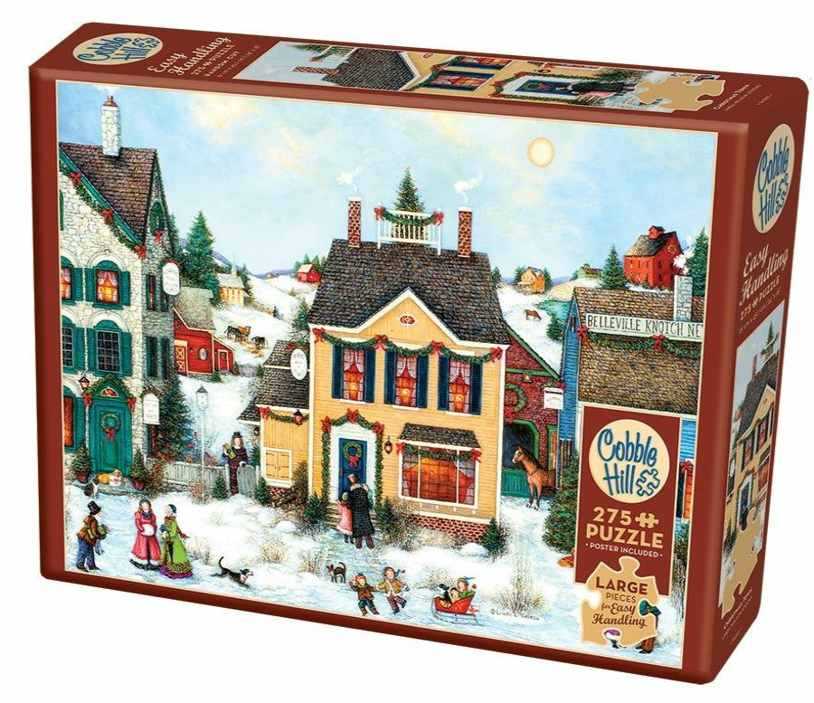 * Cobble Hill Discounts Christmas Town 275Pc Puzzle 275-400 Piece