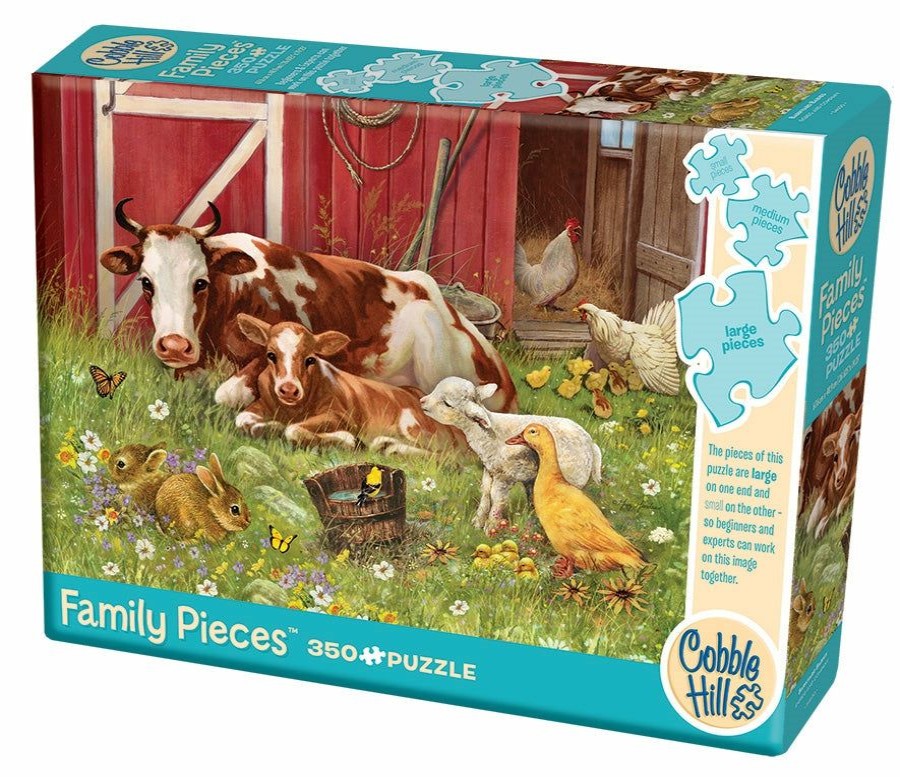 * Cobble Hill Discount Store Barnyard Babies 350Pc Puzzle 275-400 Piece