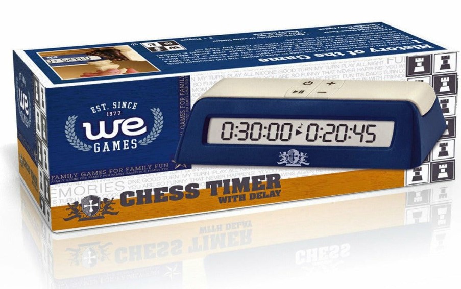 * Wood Expressions Cheap Universal Digital Chess Clock/Game Timer With Delay Games