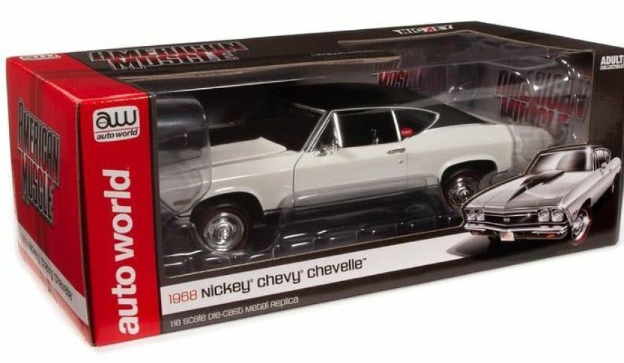 * Auto World Discounts 1/18 1968 Chevy Nickey Chevelle Ss Hardtop Diecast