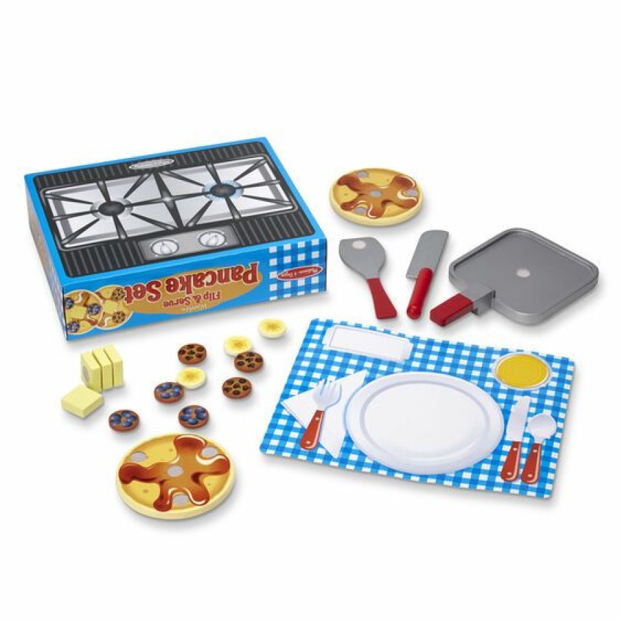 * Melissa & Doug Hot Sell Flip And Serve Pancake Set Play Food