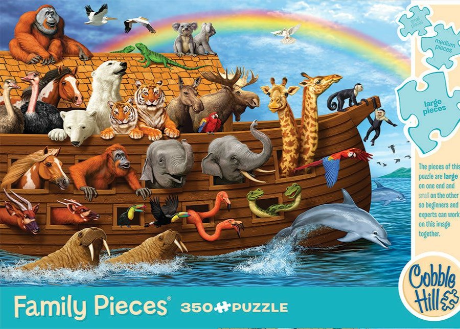 * Outset Media 100% Guarantee Voyage Of The Ark 350Pc Family Puzzle 275-400 Piece