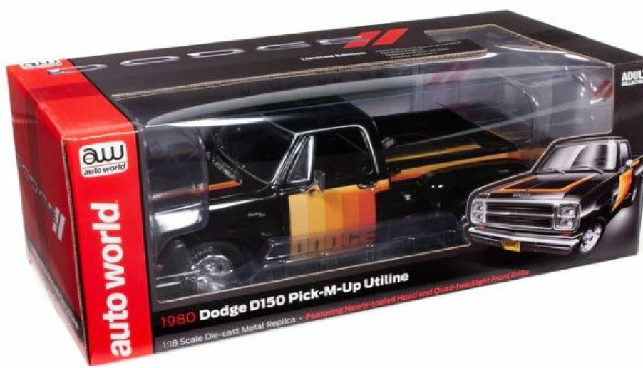 * Auto World Sale Online 1/18 1980 Dodge Pick-Up Step Side Diecast