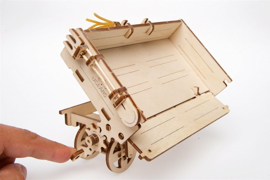 * Ukidz Fashion Ugears Trailer (For Tractor) Laser Cut Wood