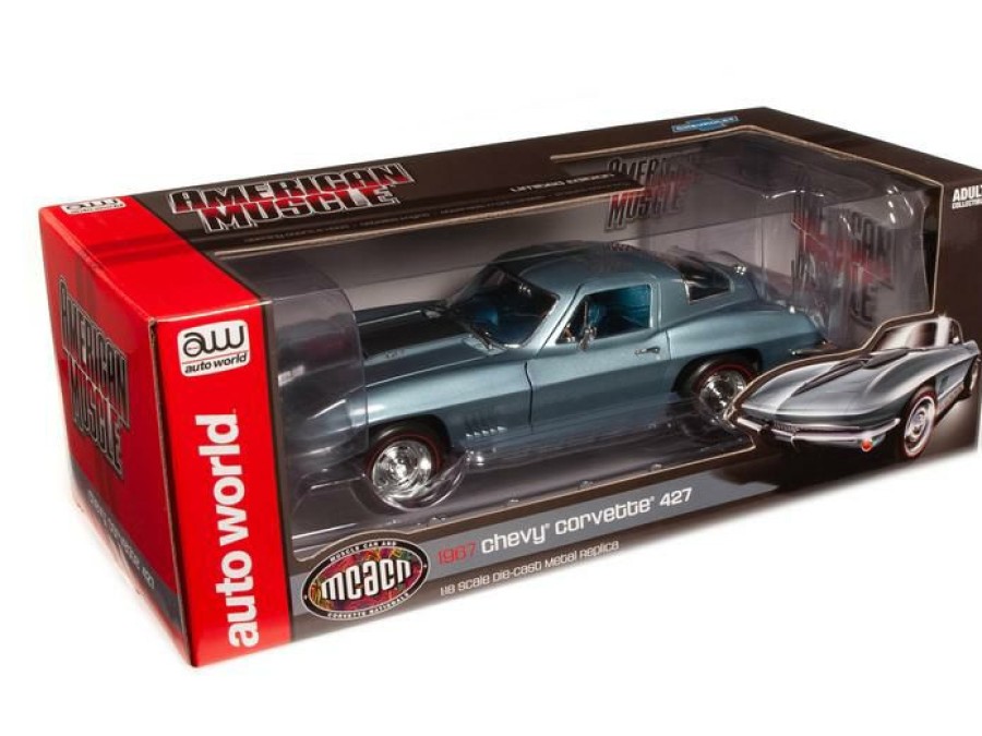 * Auto World Discount Store 1/18 1967 Chevrolet Corvette Hardtop Diecast