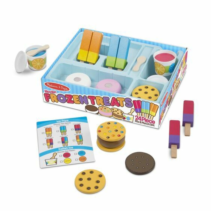 * Melissa & Doug Official Frozen Treats Set Play Food