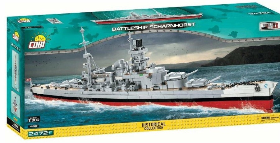 * Cobi Toys Official Battleship Scharnhorst 2472 Pieces Cobi Building Blocks