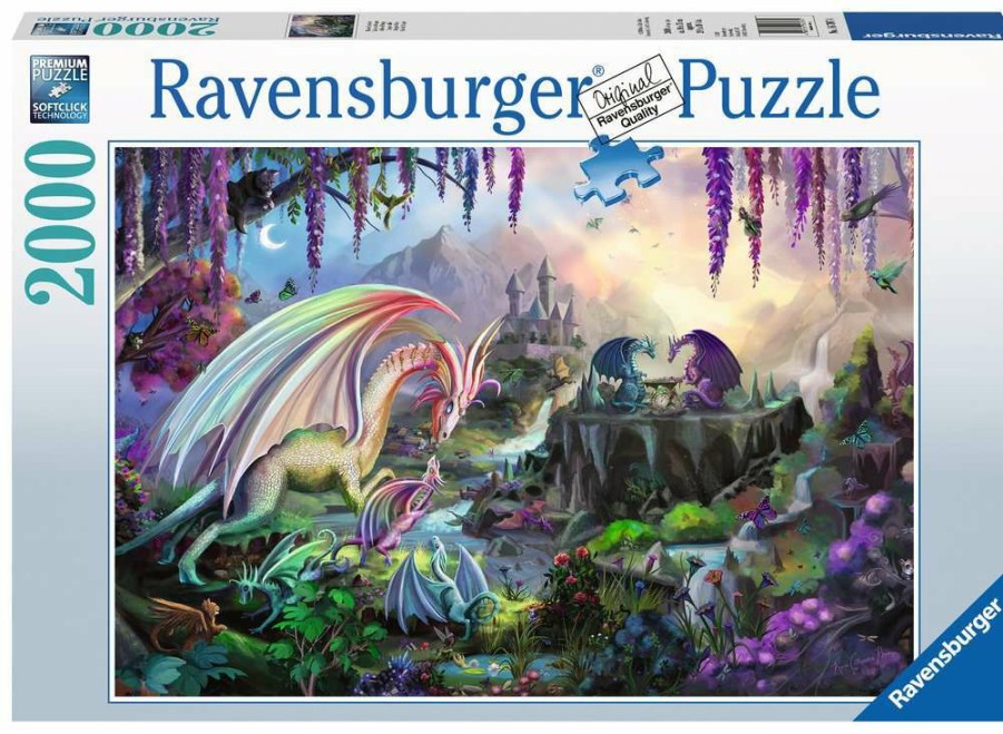 * Ravensburger Cheap Online Dragon Valley 2000Pc Puzzle 1500+ Piece