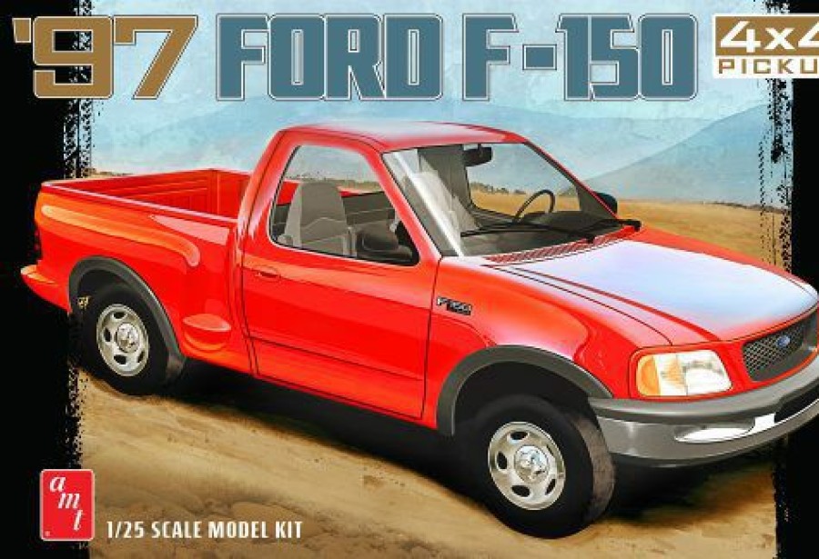 * Amt 100% Guarantee 1/25 1997 Ford F-150 4 4 Pick Up Car & Truck Kits