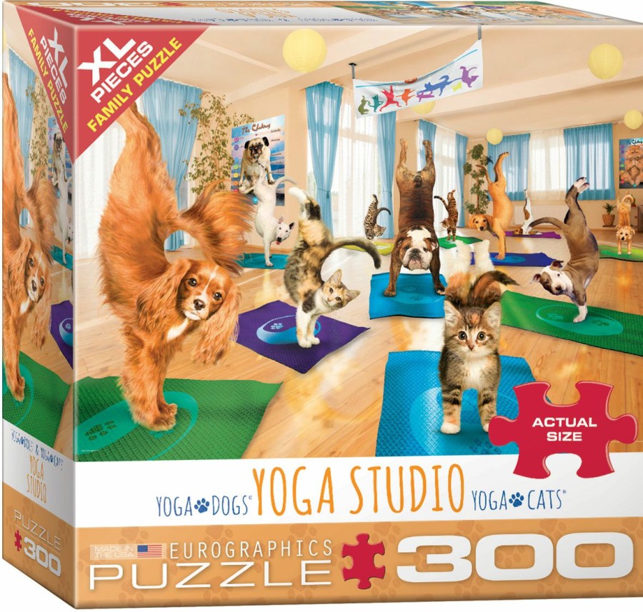 * Eurographics Official Yoga Studio 300Pc Xl Piece Puzzle 275-400 Piece