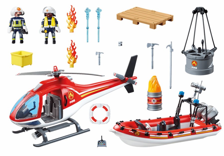 * Playmobil Best Sale City Action Fire Rescue Mission Playmobil