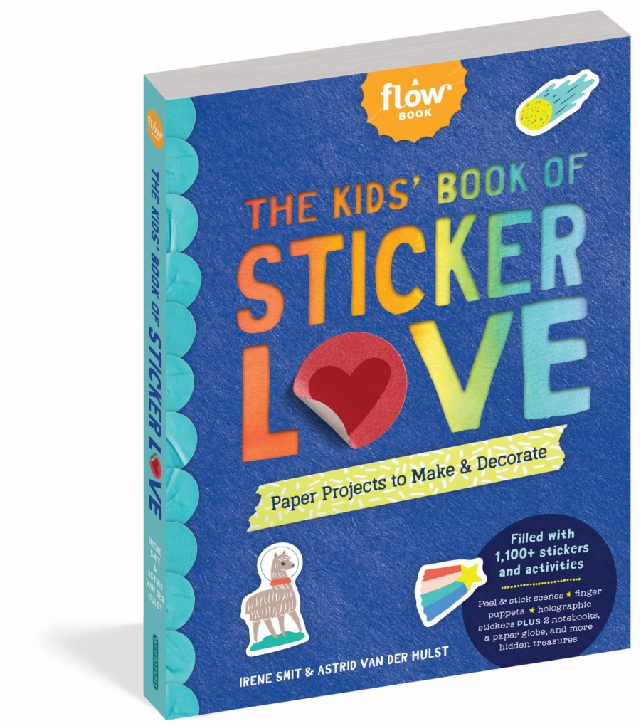 * Workman Publishing Best Sellers The Kids' Book Of Sticker Lover Crafts