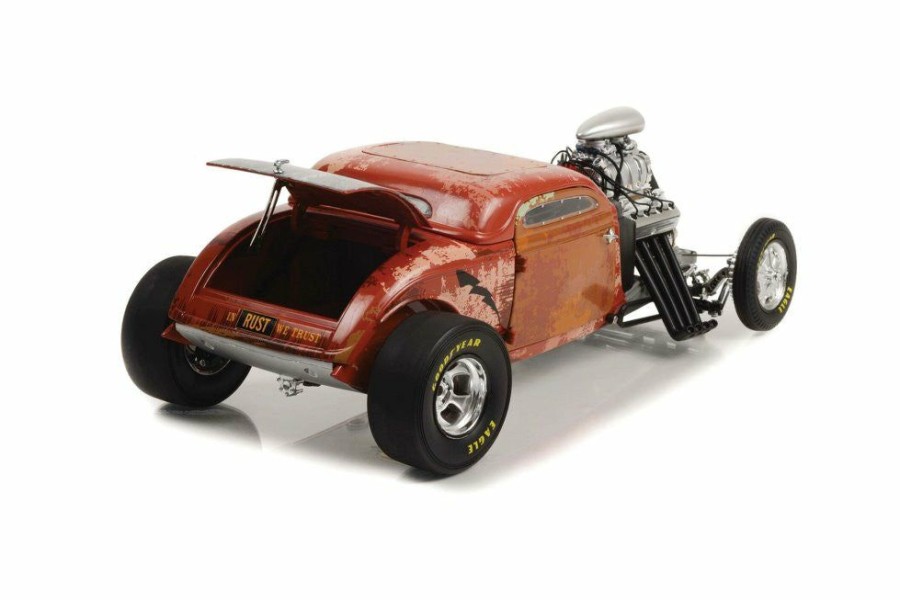 * Acme Discounts 1/18 1934 Gmp Blown Rusted Steel Coupe Rusted Steel Diecast