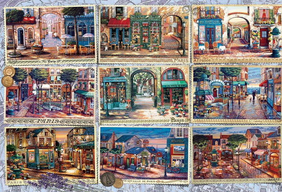 * Outset Media Free Delivery Memories Of Paris 2000Pc Puzzle 1500+ Piece