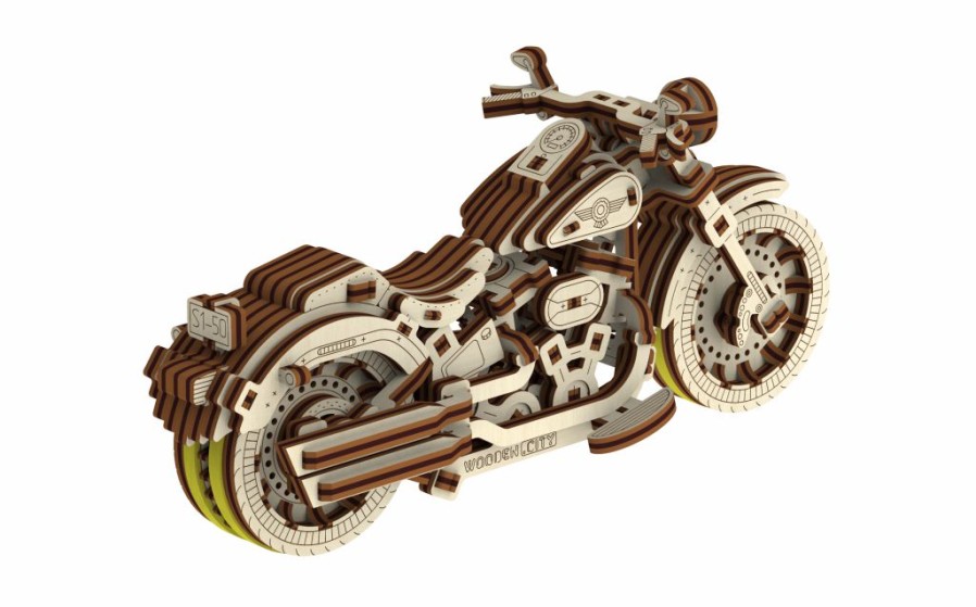 * Hq Kites & Design Outlet Wooden City Cruiser V-Twin Science