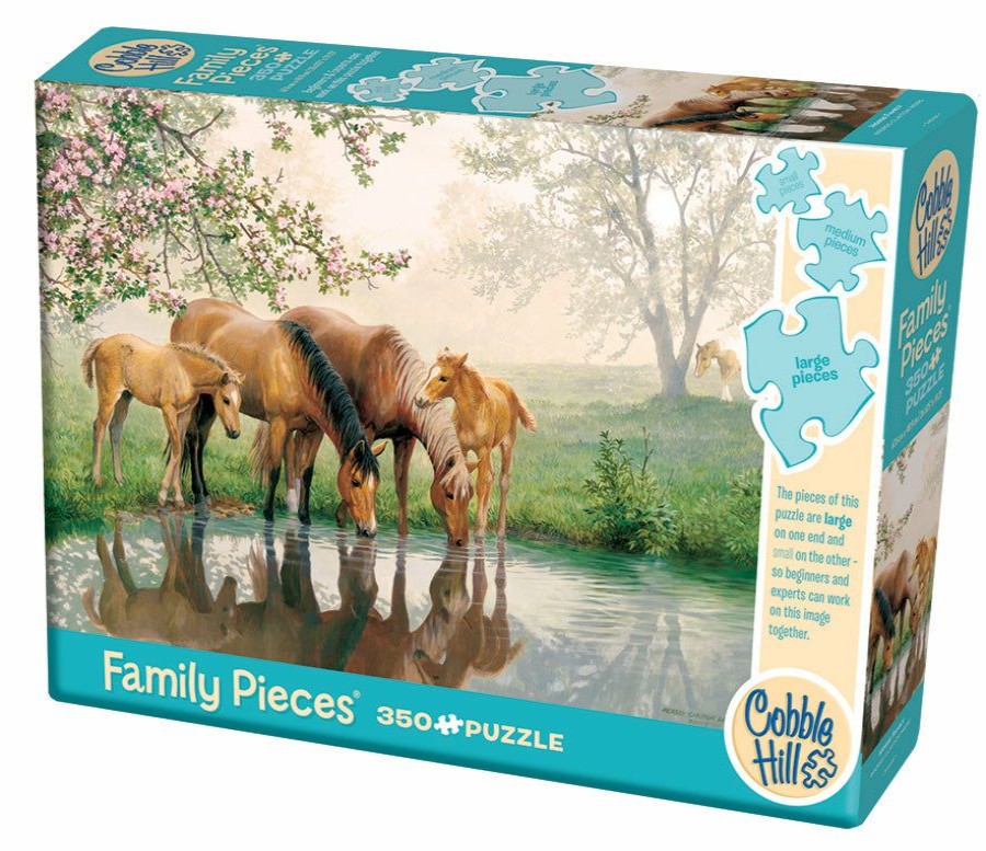 * Outset Media Attractive Horse Family 350Pc Family Puzzle 275-400 Piece