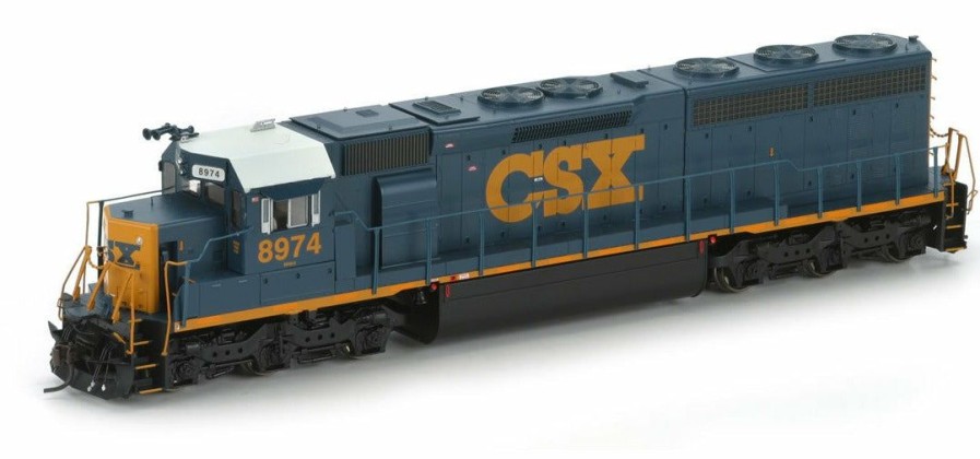 * Athearn Outlet Sale Ho Sd45-2 With Dcc & Sound, Csx/Yn3 #8974 Ho Trains