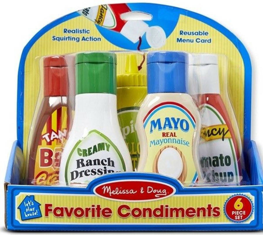 * Melissa & Doug Best Quality Favorite Condiments-Let'S Play House Set Play Food