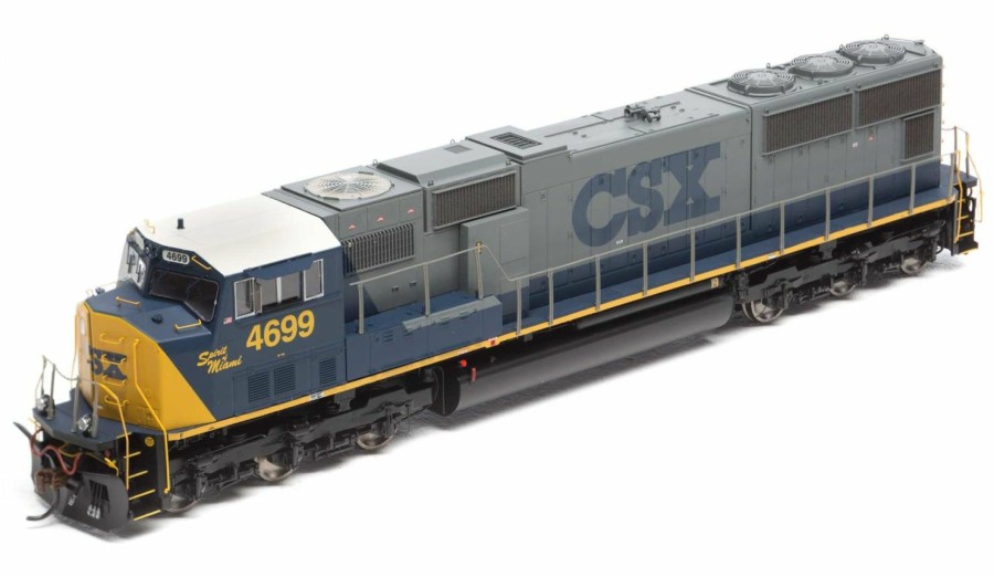 * Athearn Attractive Ho Sd70M With Dcc & Sound, Csx/Spirit Of Miami #4699 Ho Trains