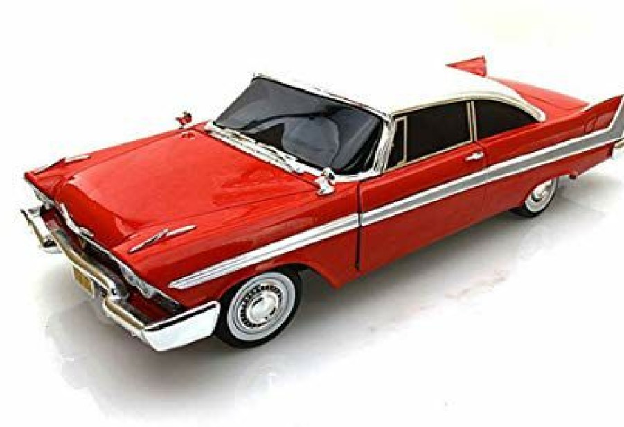 * Auto World Discount Online 1/18 1958 Plymouth Fury "Christine" Night Time Version Diecast