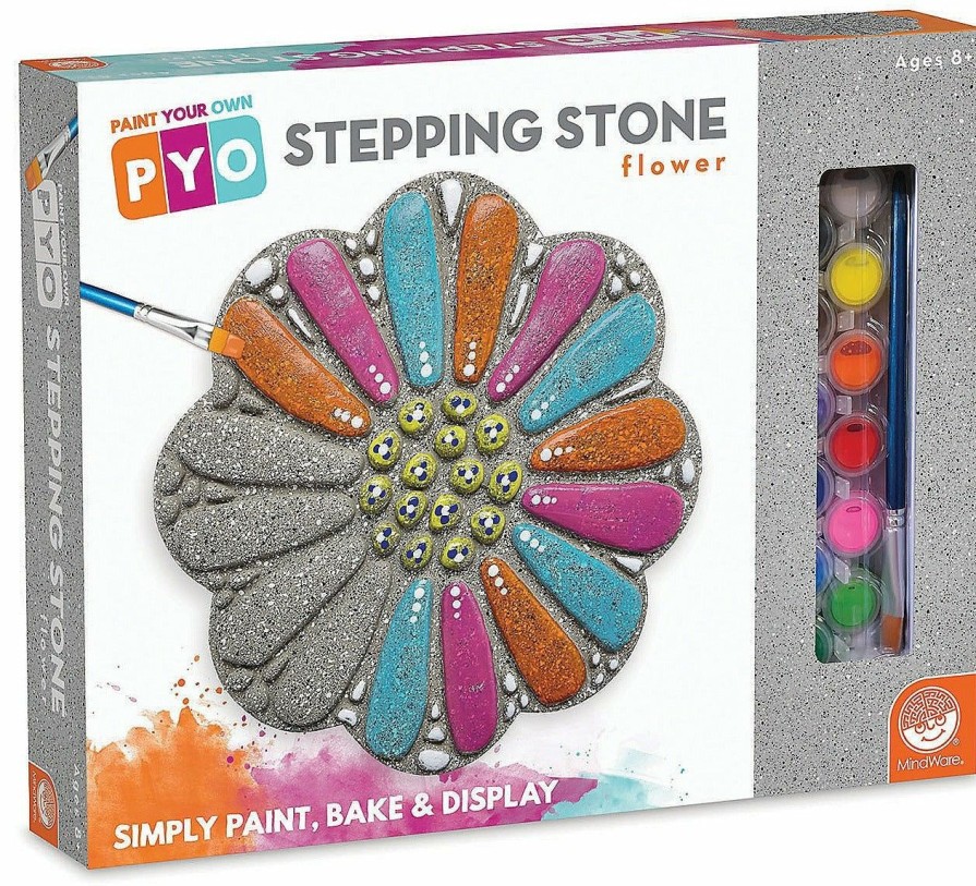 * Mindware Outlet Paint Your Own Stepping Stone: Flower Crafts