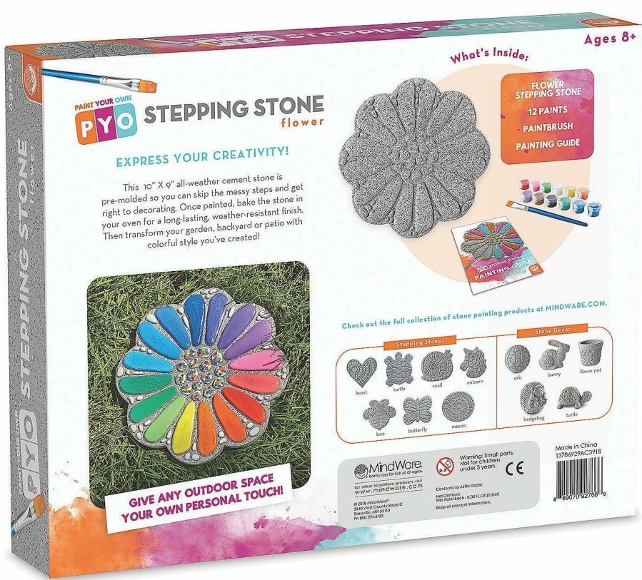 * Mindware Outlet Paint Your Own Stepping Stone: Flower Crafts