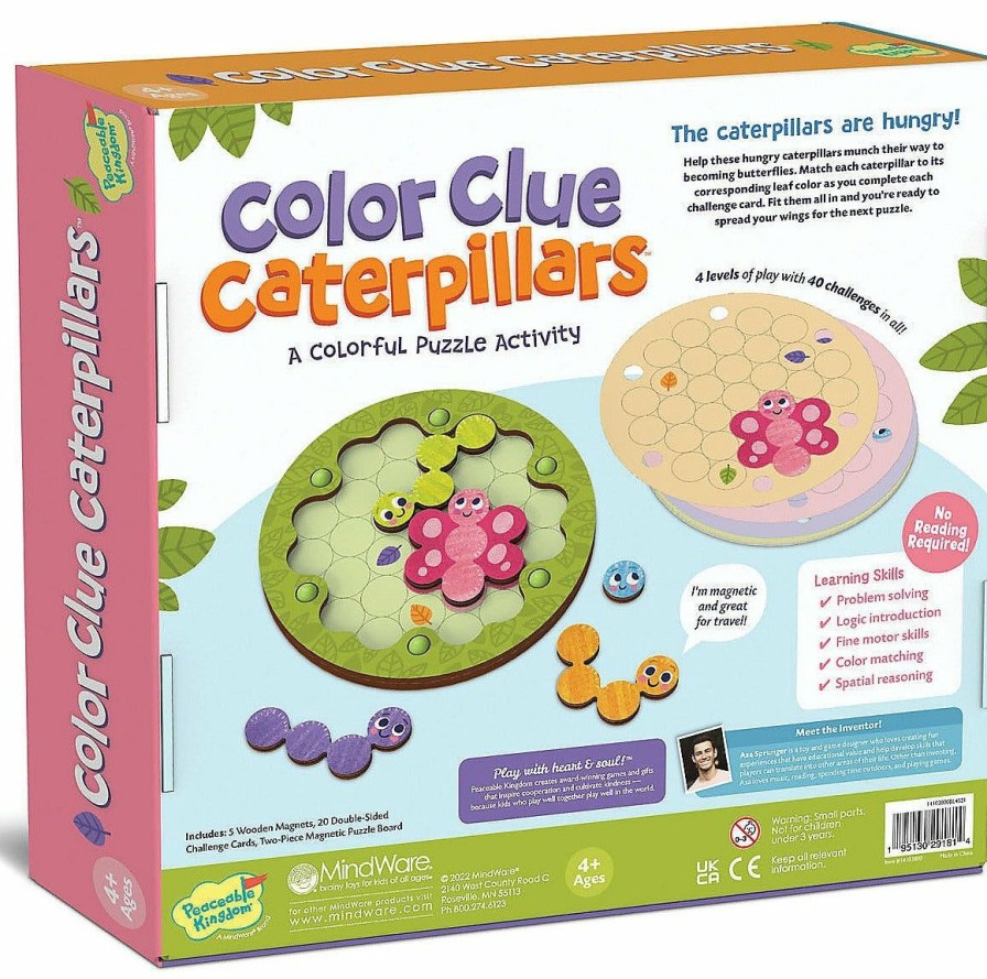 * Mindware Official Color Clue Caterpillars Games