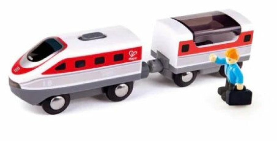 * Hape Fashion Intercity Battery Train Set Wooden Trains