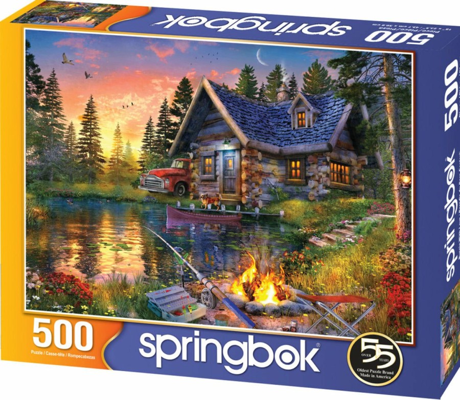 * Allied Products Corporati Reliable Quality Sun Kissed Cabin 500Pc Puzzle 500-750 Piece