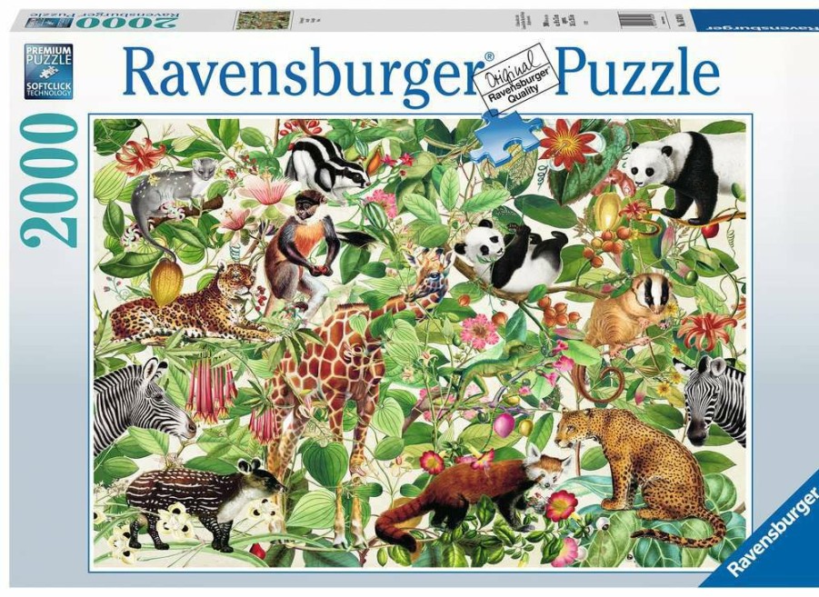 * Ravensburger Best Sale Jungle 2000Pc Puzzle 1500+ Piece