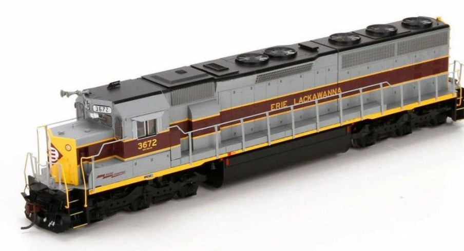 * Athearn Official Ho Sd45-2 With Dcc & Sound, Erie Lackawanna #3672 Ho Trains