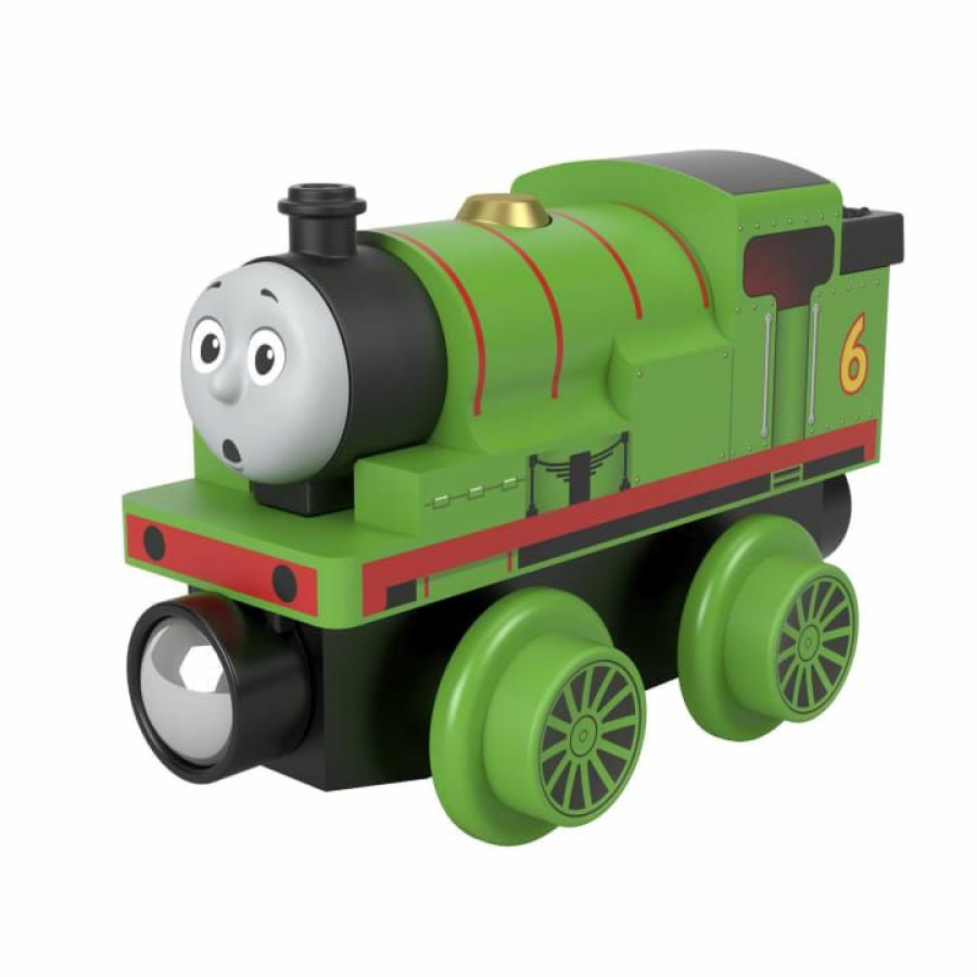 * Fisher Price Fashion Thomas & Friends Wooden Railway Percy Engine Wooden Trains