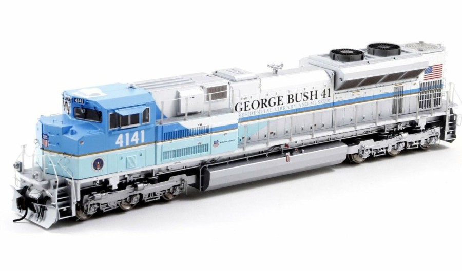 * Athearn High Quality Ho Sd70Ace With Dcc & Sound, Up/George Hw Bush #4141 Ho Trains