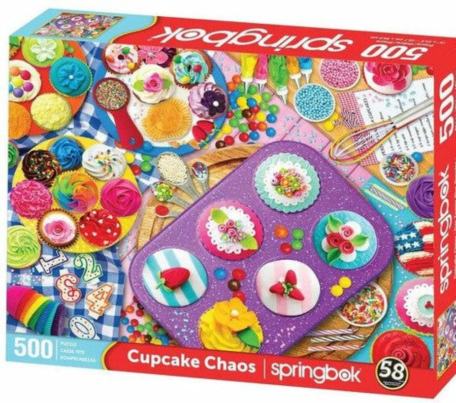 * Springbok Discount Store Cupcake Chaos 500Pc Puzzle 500-750 Piece