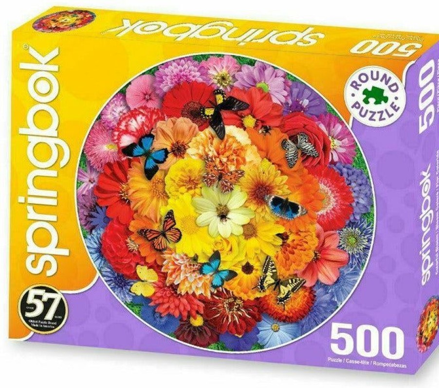 * Springbok Good Quality Colorful Bloom 500Pc Puzzle 500-750 Piece