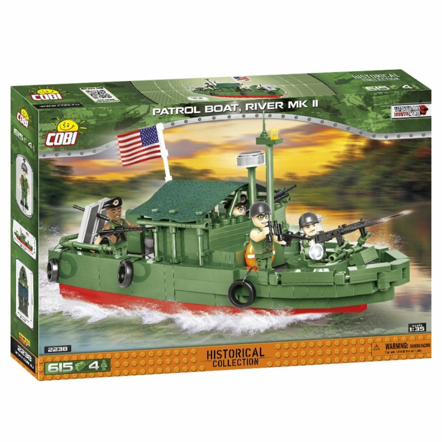 * Cobi Toys Exclusive Design Pbr 31 Mk Ii Patrol Boat Set 615 Pieces Cobi Building Blocks