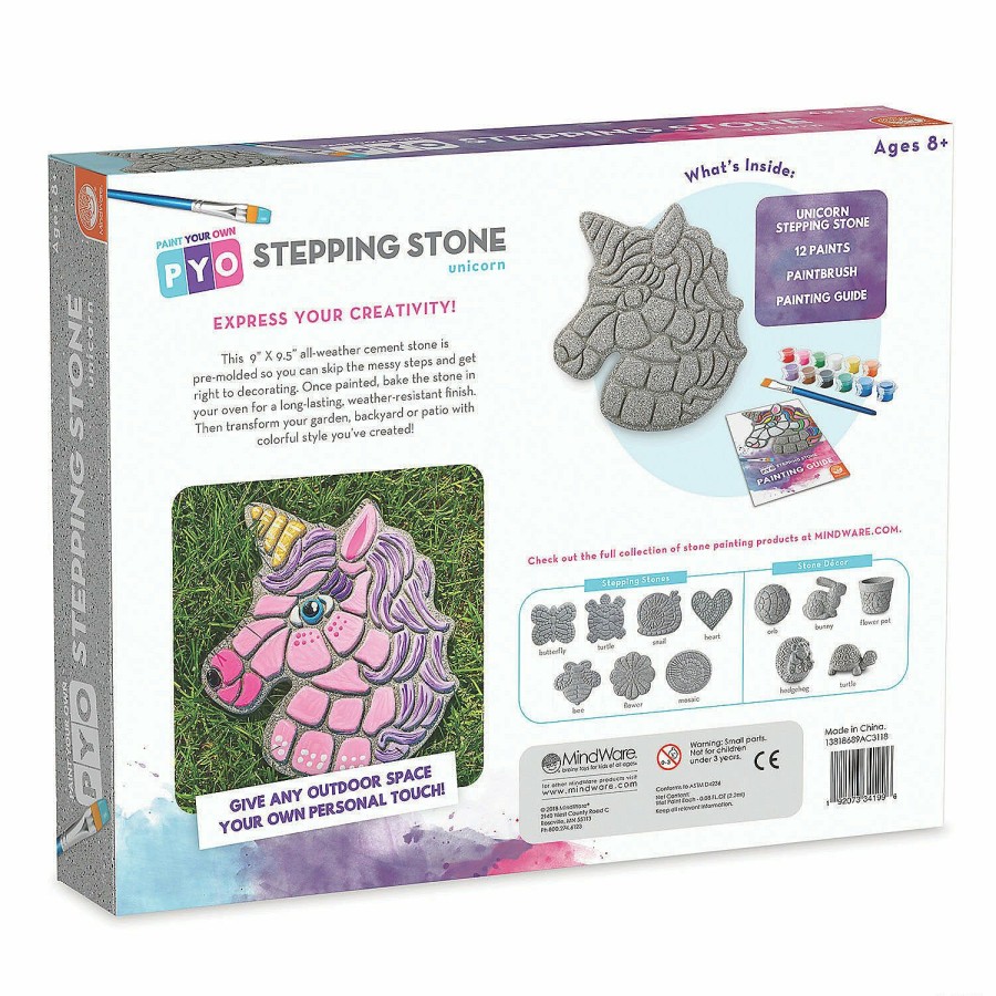 * Mindware Top Sellers Paint Your Own Stepping Stone Unicorn Crafts