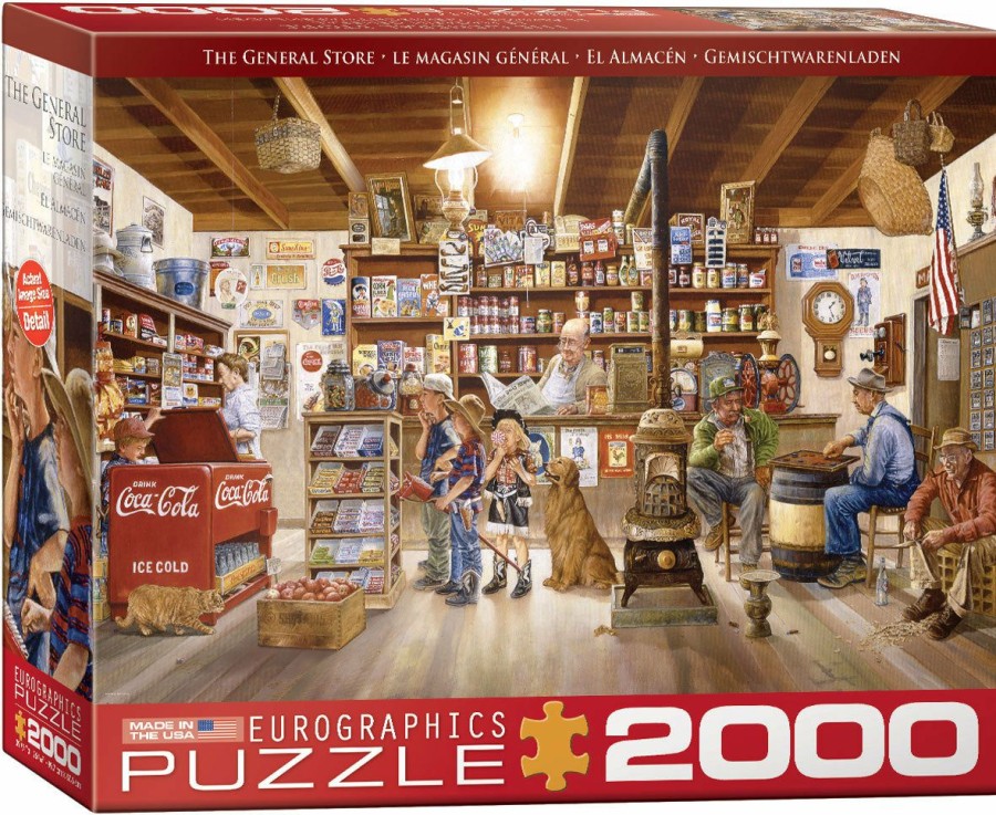 * Eurographics Best Quality General Store 2000Pc Puzzle 1500+ Piece